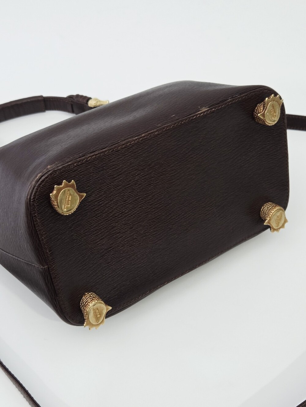 BARRY KIESELSTEIN CORD BROWN LEATHER TROPHY SATCHEL BAG ALLIGATOR FEET - Picture 15 of 16